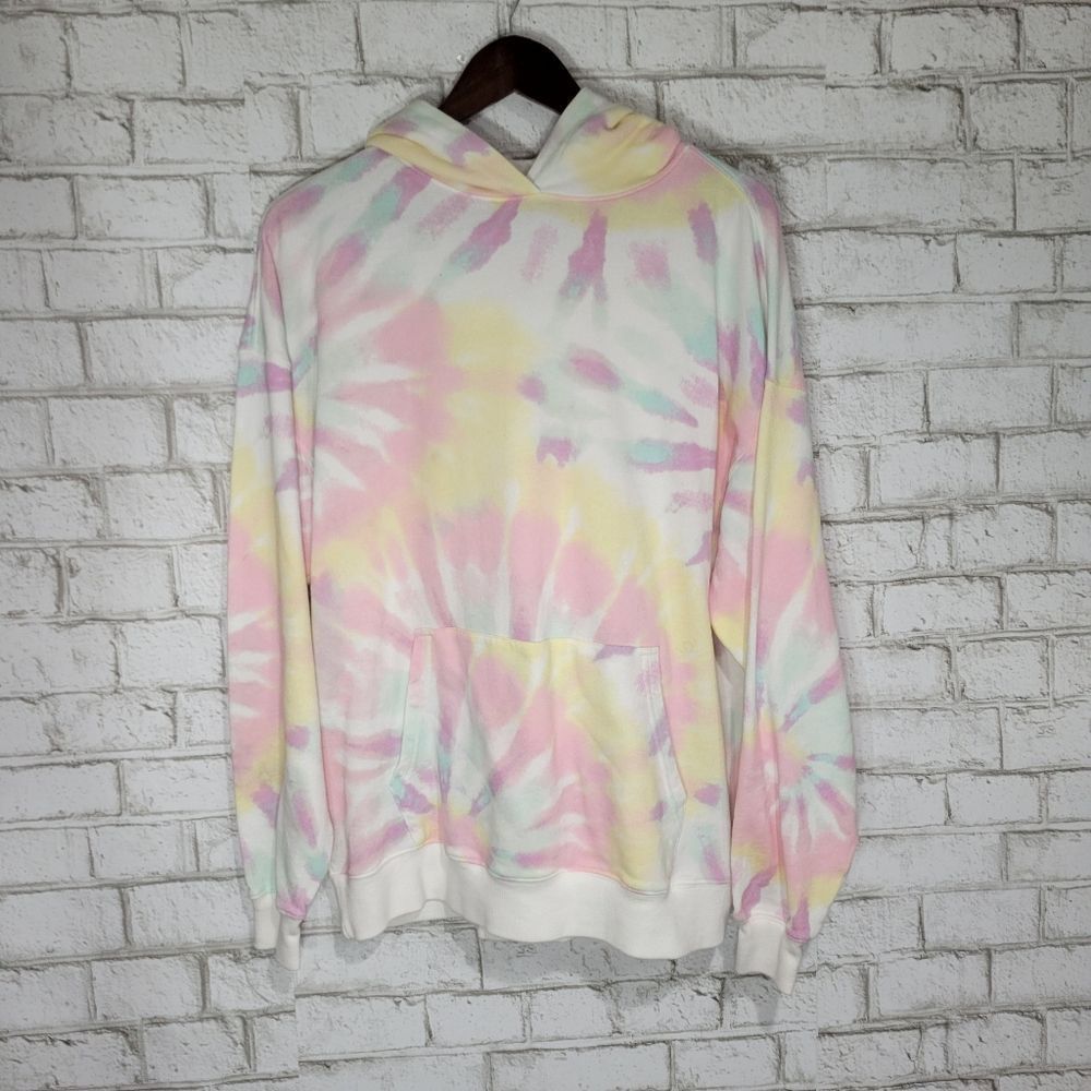 Tye-dye hooded sweatshirt